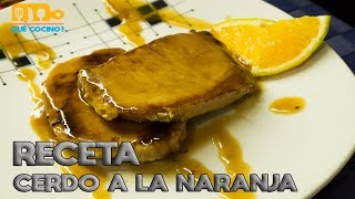 Como preparar Cerdo a la Naranja  Qué Cocino  DiverIdeas [upl. by Brenna]