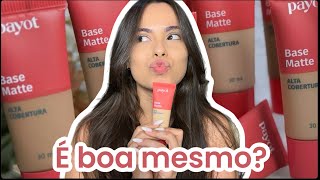 RESENHA BASE MATTE ALTA COBERTURA PAYOT [upl. by Perpetua]