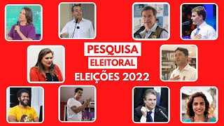 Veja nova PESQUISA ELEITORAL para governador e senador de Pernambuco e presidente [upl. by Eniluqcaj]