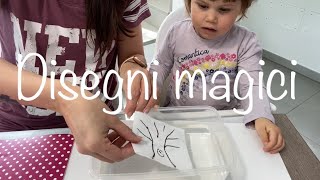 🌟 DISEGNI MAGICI 🎩 con acqua e carta assorbente [upl. by Lacim]