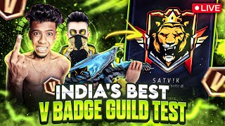 1 VS 1 V BADGE SATVIK GUILD TEST LIVE 😎👽 classyff nonstopgaming freefirelive rai ⭐ rggamer [upl. by Enilemme789]