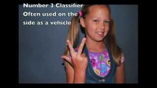 ASL  Sign Language SIGNING FAMILIES presents Just the Basics 6  CLASSIFIERS [upl. by Ojillek]