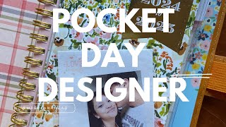 Day designer pocket planner set up [upl. by Aneleh901]