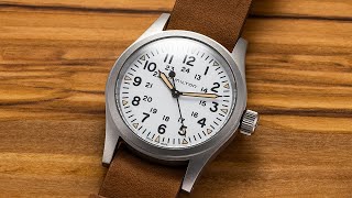 The Best Field Watch for 500 With A White Dial  Hamilton Khaki Field Mechanical 38 [upl. by Yeaton]