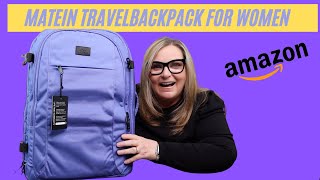 Matein 50L Travel Backpack for Women Review [upl. by Malory82]