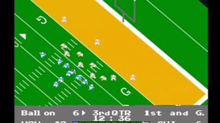 NES Play Action Football  Playoffs  Part 1 [upl. by Rahsab548]