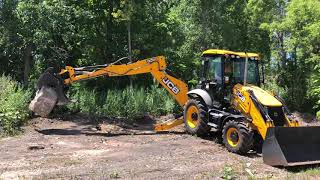 JCB 3CX14 Super Backhoe with jaw bucket [upl. by Davy]