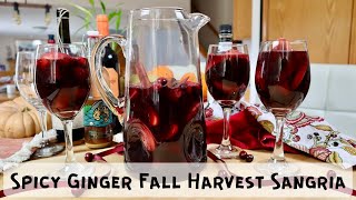 Spicy Ginger Fall Harvest Sangria [upl. by Edieh290]