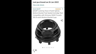 BOSCH Gen 4 Motor Chainring Spider Removal Tool from Amazon 👌👍 [upl. by Eiramanig]