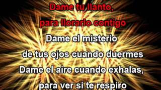 Dame  Ricardo Arjona Karaoke [upl. by Drisko902]