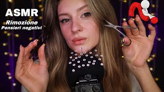 ASMR Rimozione Pensieri Negativi 🚫 Close Up Inaudible Whispering 😴 [upl. by Htebzil]