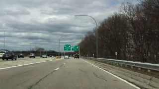 Warwick RI  Interstate 95 northbound amp RI 37 eastbound [upl. by Gurney289]