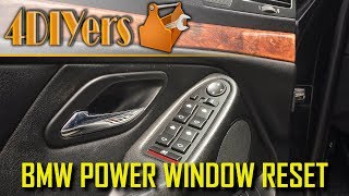 How to Reset a Power Window in your BMW [upl. by Bomke]