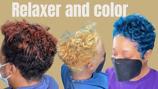 Relax and color in the same day Essations relaxer [upl. by Asaret161]