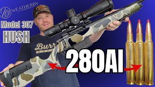 280AI  First Shots and Sighting In Weatherby Model 307 HUSH Edition [upl. by Soalokin]