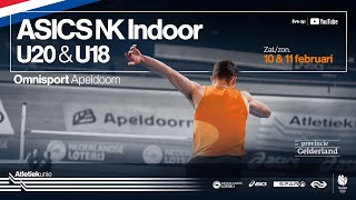 ASICS NK Indoor U20U18 2024  Dag 1 [upl. by Elleb64]