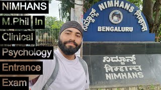 Nimhans Mphil in clinical psychology entrance exam [upl. by Gay400]