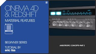 Incredible Anisotropic Effects in Cinema 4D Redshift 2025 [upl. by Easter]