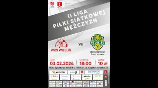 WKS WIELUŃ  IM REKORD VOLLEY JELCZLASKOWICE  na żywo 18 kolejka gr 3  2 ligi [upl. by Karyl]