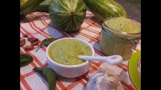 PESTO DI ZUCCHINE  PER CONDIMENTI \PASTA\ BRUSCHETTE\CARNE \PESCE E TANTO ALTRO [upl. by Charlot468]