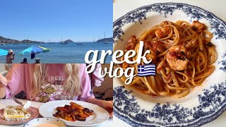 Homebody Diaries Making Briam baked summer vegetablesShrimp pasta amp Going to the beach 🏖️ ENG [upl. by Heidt]