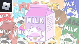 Roblox Find The Milks how to get quotPink Milkquot [upl. by Eecak]