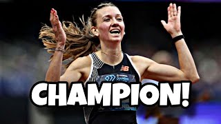 Femke Bol Diamond League Champion 2024  Track And Field [upl. by Hnahym]