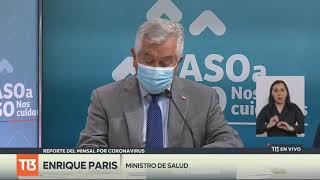 Un emocionado Enrique Paris se despide del Ministerio de Salud [upl. by Micheil]