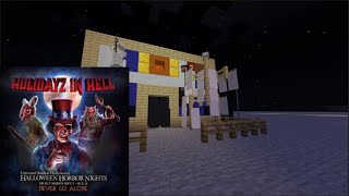 Holidayz in Hell  Universal Studios Hollywood Halloween Horror Nights 2023 Minecraft [upl. by Winterbottom]