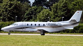 VistaJet Germany Cessna 560XL Citation XLS DCANG at Cambridge [upl. by Lani]