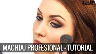 Machiaj de seara profesional si simplu  tutorial stepbystep [upl. by Merilee]