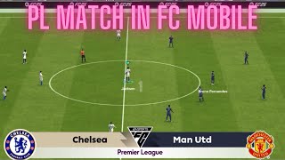 PLAYING A PREMIER LEAGUE MATCH  EA FC Mobile [upl. by Arymahs444]