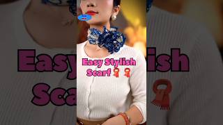 Easy Stylish Scarf🧣 shorts shortstylewaar [upl. by Yramanna882]