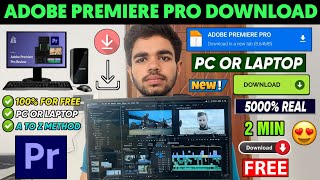 ADOBE PREMIERE PRO DOWNLOAD   HOW TO DOWNLOAD ADOBE PREMIERE PRO  ADOBE PREMIERE PRO DOWNLOAD PC [upl. by Studnia]