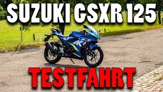 Suzuki GSXR 125 TEST  Die schnellste 125er [upl. by Rosdniw]