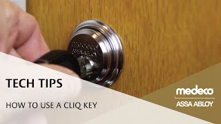 How to use a Medeco CLIQ Key  Medeco Locks [upl. by Paulina]