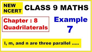 Class 9 Maths  Chapter 8  Example 7  Quadrilaterals  New NCERT  Ranveer Maths 9 [upl. by Severin]