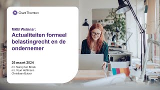 MKB Webinar Actualiteiten formeel belastingrecht en de ondernemer [upl. by Rickie]