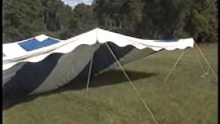 40X40 Revival Tent QUIK SETUP 4075797187 Revival Tents For Sale [upl. by Ahsiaa287]