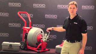 How To Use The RIDGID® K6200 Drain Cleaning Machine [upl. by Niwroc]