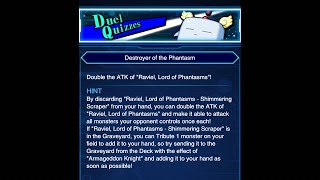 YuGiOh Duel Links  How To Solve Duel Quiz Destroyer of the Phantasm Shimmering Scraper [upl. by Gerardo]