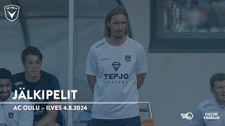 Jälkipelit AC Oulu – Ilves 482024 Veikkausliiga [upl. by Aikenat135]