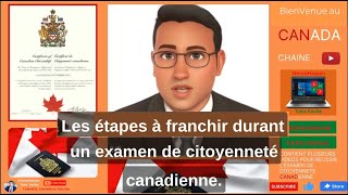 DEMANDER LA CITOYENNETE CANADIENNE Les étapes à franchir durant un examen de citoyenneté canadienne [upl. by Turpin]