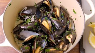 Perfect Steamed Mussels Recipe in White Wine Broth [upl. by Notle269]