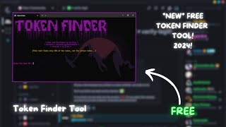 NEW FREE TOKEN FINDER TOOL  DISCORD 2024 [upl. by Nwavahs]