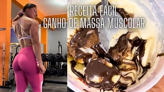 RECEITA PARA GANHAR MASSA MUSCULAR [upl. by Tebazile]