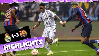 Real Madrid 13 FC Barcelona  HIGHLIGHTS  Spanish Super Cup [upl. by Nester]