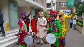 Punjabi dhol bhangra wedding baraat nitinbedi mumbai 09892833280 [upl. by Dasie]