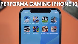 MASIH KUAT GAMING NYA IPHONE 12 IOS 181 GAMING TEST DI TAHUN 2024 [upl. by Heimer]