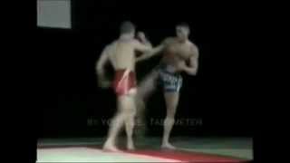 JeanClaude Van Damme  Muay Thai demonstration strength [upl. by Atsedom660]